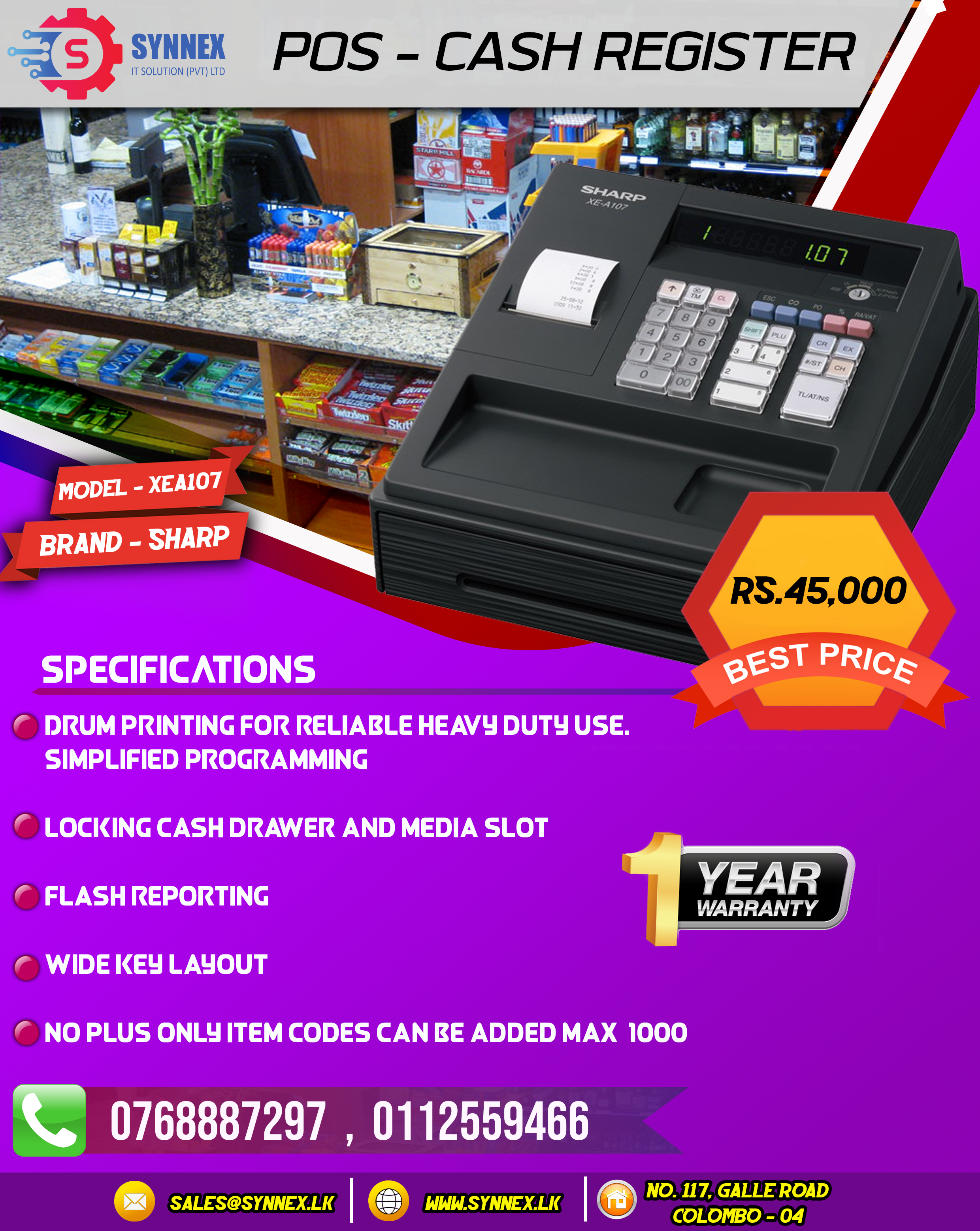 cash register XEA107